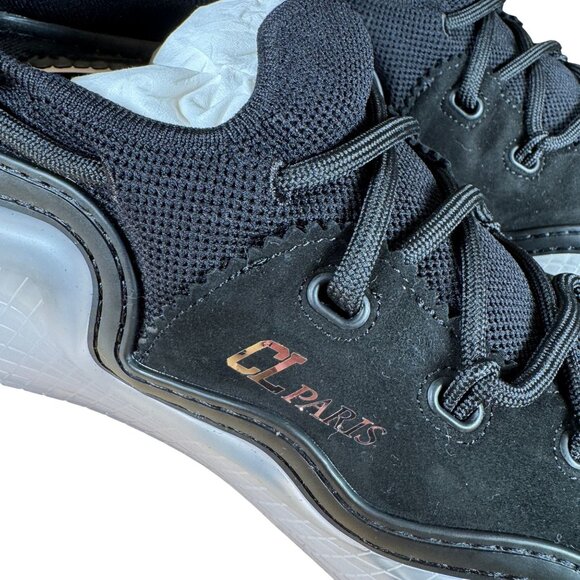 Christian Louboutin Men's Arpoador Flat Sneaker Black Size 43.5 - Picture 6 of 11